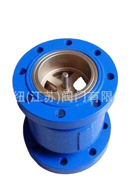 法兰梭式止回阀_HM11XHM41XHC41X弹性消声止回阀
