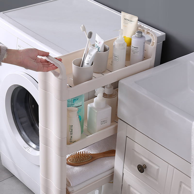 16cm宽缝隙窄缝夹缝置物架冰箱侧收纳超窄卫生间浴室厨房极窄柜