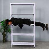 角钢货架置物架落地多层展示架家用仓库阳台超市铁架收纳架子简易