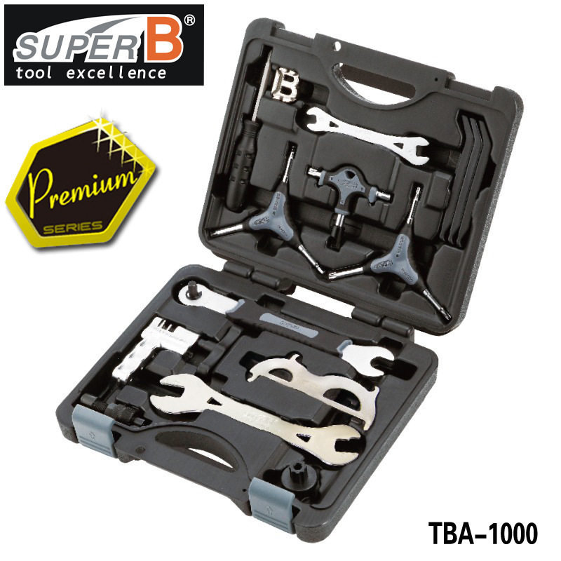 保忠SUPERB便携经济家用修车工具套组自行车配件车队携带TBA-1000