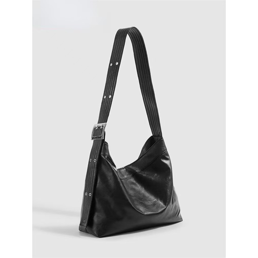 日本品质新款慵懒风通勤软皮托特大容量斜跨包高级时尚百搭单肩腋