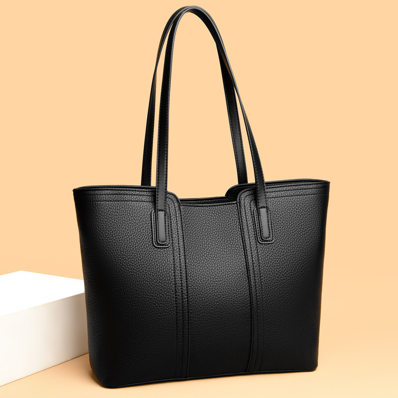 日本品质托特包欧美时尚通勤大包高级感简约女士包包大容量单肩包