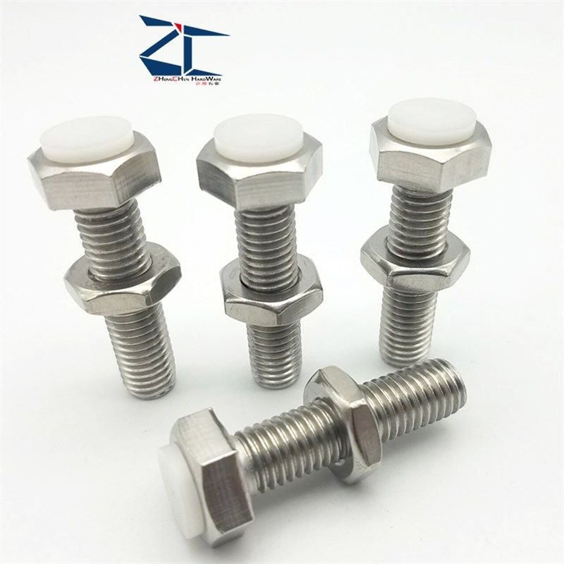 PSST8-20调整块防撞头压块缓冲器胶头止动螺丝