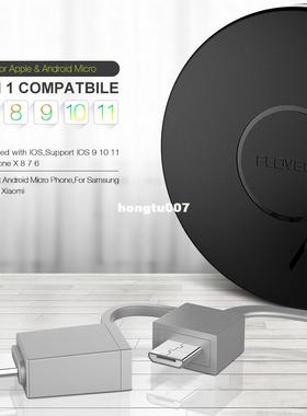 Retractable USB Cable 2 in 1 compatible 2.1A Fast Ch