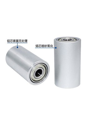 替代平皮带用惰轮ROFAN20 30 40 50 60 ENJ01-D-d-L铝合金型从动