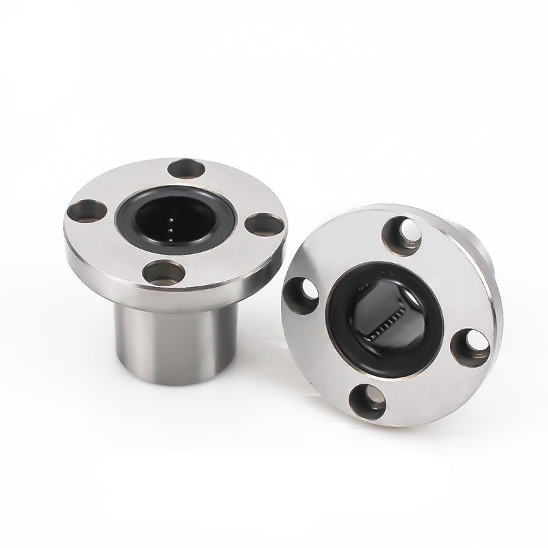 替代中型带法兰直线轴承LMF01/11/21-d8-d10-d12-d16-d20-d25-d30