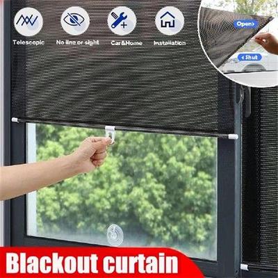 Universal Roller Blinds Suction Cup Sunshade Blackout