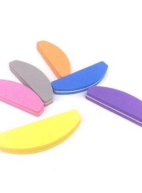 10pcs/ pack 100/180 Grit Nail Files Washable Double Side Em