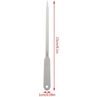 1Pc 23cm Metal Stainless Steel Letter Opener Office School S