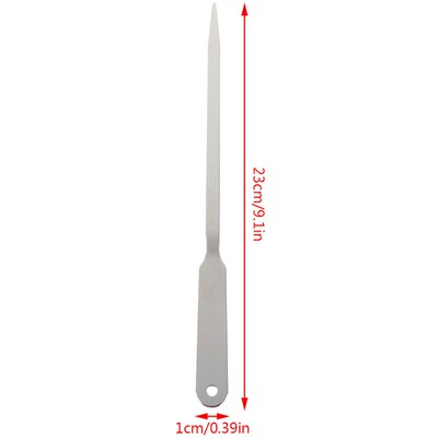 1Pc 23cm Metal Stainless Steel Letter Opener Office School S