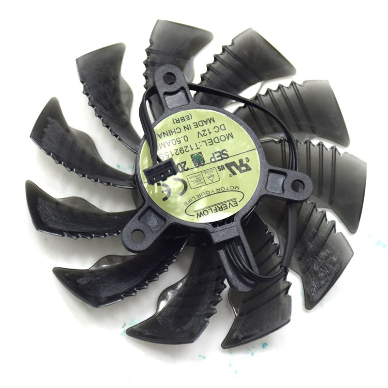 极速Everflow 85MM T129215SU DC 12V 0.50AMP 3Pin 4Pin Cooler