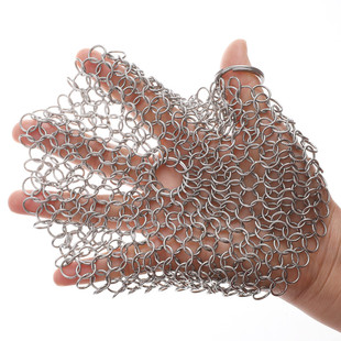 不掉丝新型316不锈钢圆环刷锅网环洗锅刷杯子神器厨房清洁钢丝球