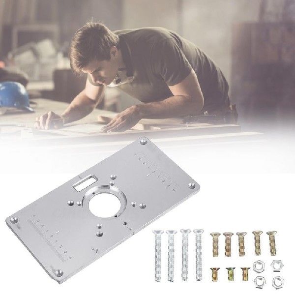 Router Table Insert Plate Multifunctional Wood Mounting