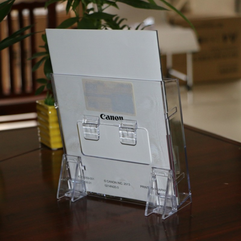 单层A5资料架透明桌面展示架宣传架 亚克力单页架彩页架文件架子