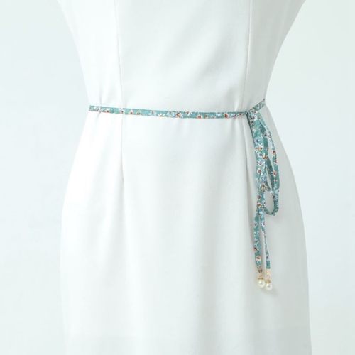 Floral skirt belt rope Korean version versatile fine belt ha