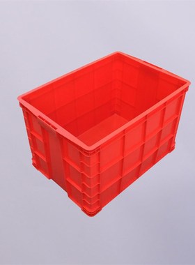 755*525*490mm周转箱 755塑料箱 红色755塑料整理筐 红色收购箱