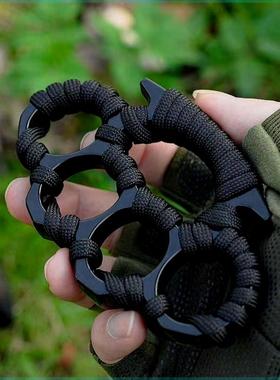 拳扣指虎钛钢钛合金手扣防身合法武器战斗指环虎拳套防狼神器女生