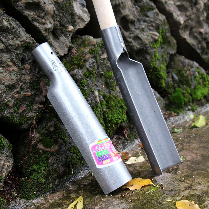 农用小型铁锹铁铲铲子锰钢洛阳铲取土器打洞挖土打井铲头神器工具