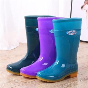 款 女胶鞋 外穿女土雨靴子2021新款 男短筒水鞋 女中筒雨鞋 雨靴女时尚