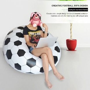Inflatable Sofa Basketball Football Shape Waterproof