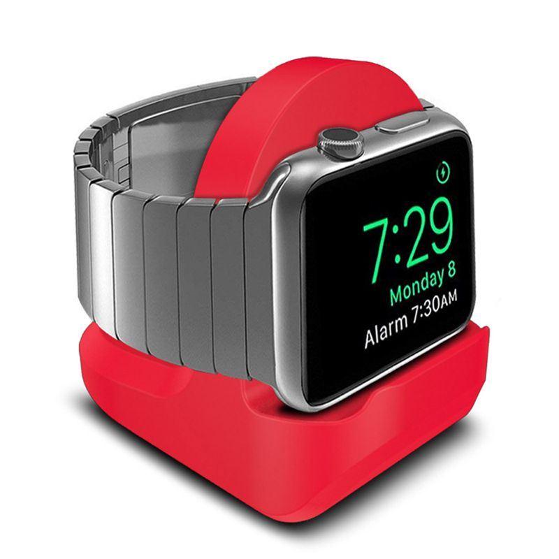 Silicone Charge Stand Holder Station Dock for Apple Watch Se
