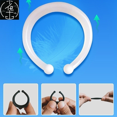 2PCS Men Foreskin Correction Hinder Ring Penis Training Slee