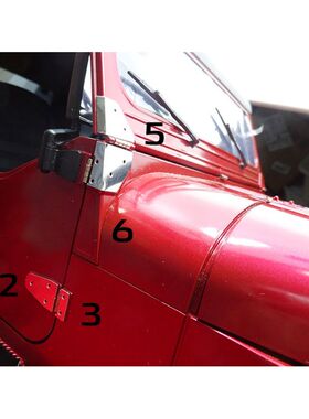 FMS MASHIGAN Full Car Metal Hinge Decorative Sheet for 1/10