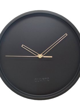 Iron Art Living Room Round Kitchen Gifts Non-Ticking Quartz