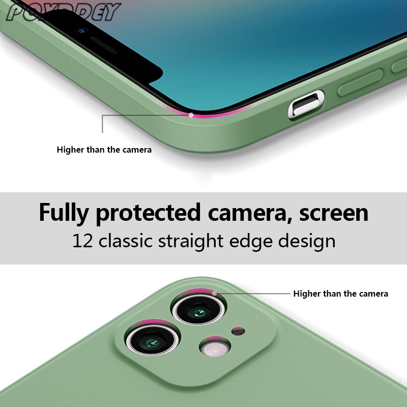 Fashion Square Frame Silicone Phone Case For Samsung Galaxy