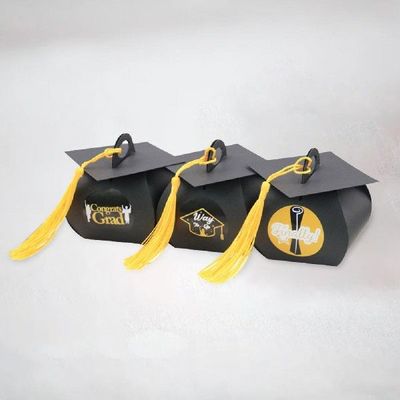 Paper 24PcsSet Attractive Lovely Graduation Cap Shape