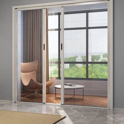 折叠门帘推拉式大门平开自装入户门厨房用防蚊门防蚊虫铝合金沙门