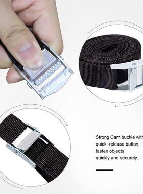 6Pcs Tie Down Straps Fastening Strap Heavy Duty Nylon