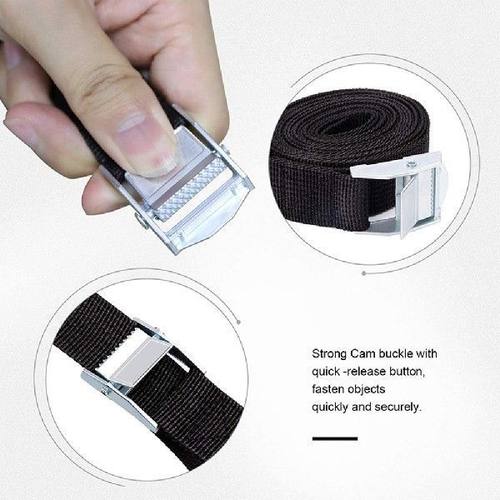 6Pcs Tie Down Straps Fastening Strap Heavy Duty Nylon