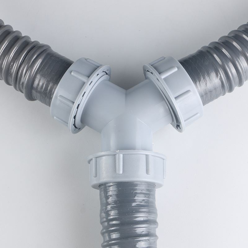 四通下水管三头通接头厨房水槽管道三合一排水器洗菜盆配件洗碗池