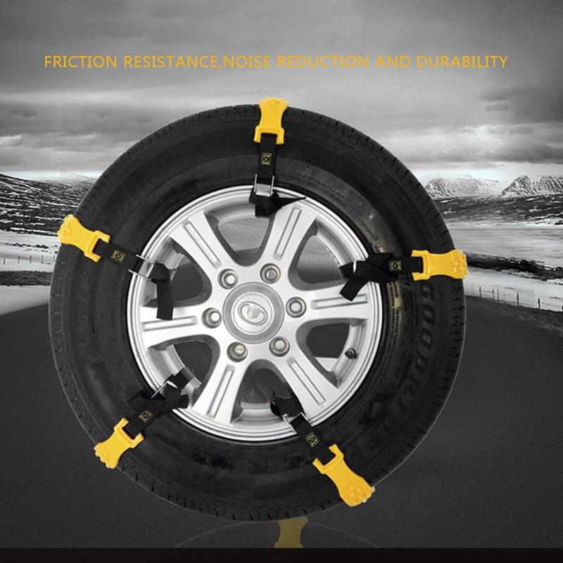 10 Pcs Universal Tyres Wheels Snow Chains Car Snow Security