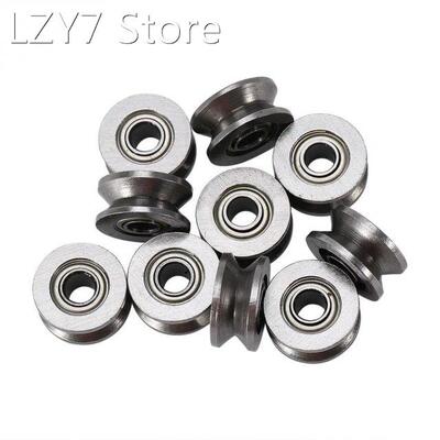 10PcsLot U624ZZ Carbon Steel Ball Bearing U Groove Ball Bea