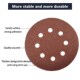 100pcs Sandpaper 125mm Shape 50pcs Discs Round Sanding Eight