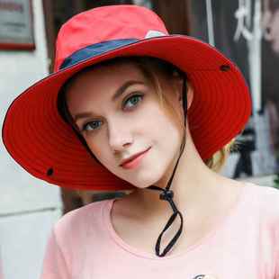 Women Bucket Hat Summer Women Boonie Hat Outdoor UV Protecti