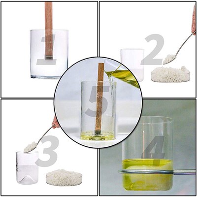 Wood Candle Wicks Candl Wick With Base Wooden Candle Wick Se