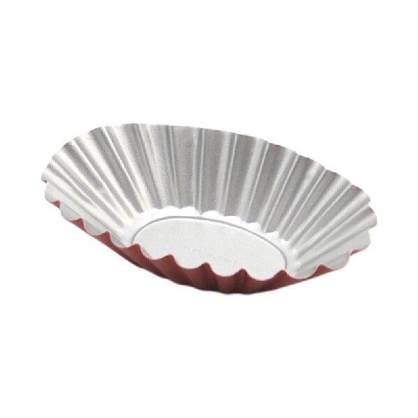 Carbon Steel Egg Tart Moulds Cupcake Baking Molds Oval