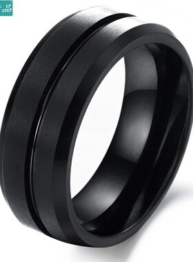 men tungsten steel ring 钛钢戒指男士戒指 jewelry rings male
