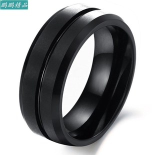 men tungsten steel ring 钛钢戒指男士戒指 jewelry rings male
