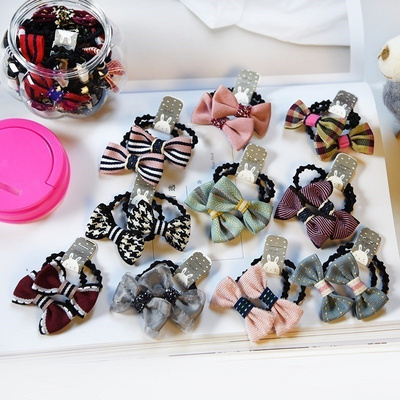 tie no injury hair ring leather tendons hairband hair ai