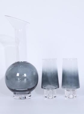 简约现代斜嘴酒具玻璃酒杯样板房间家居吧台酒柜醒酒器餐桌面摆件