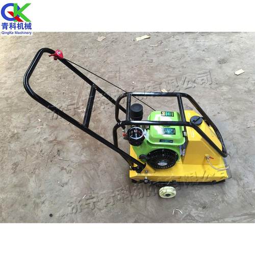 电动手扶式平板夯 沥青道路回填压实机械 非粘性砂质砾石夯实机