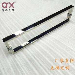 304不锈钢方管拉手酒店浴室金色黑色仿古铜镜光淋浴房玻璃门把手