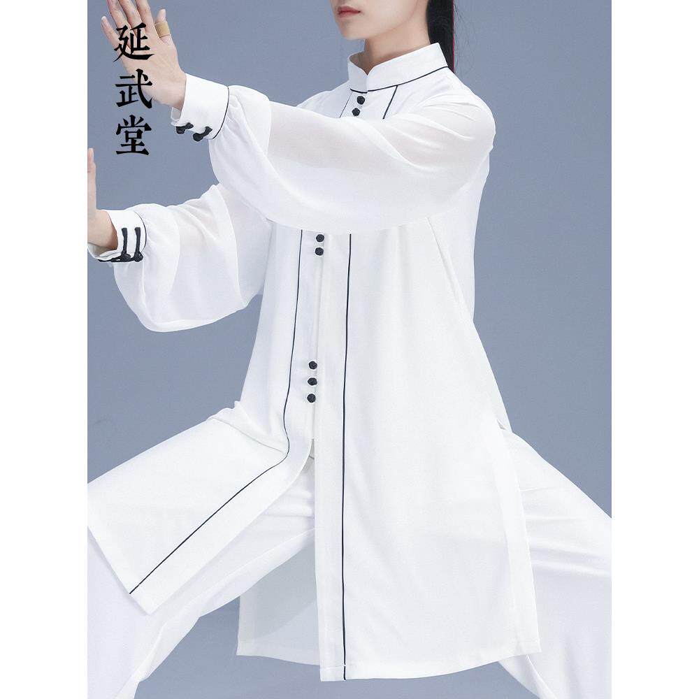 延武堂陈家沟太极服宽松飘逸男女中老年夏季表演中式武术练功薄款