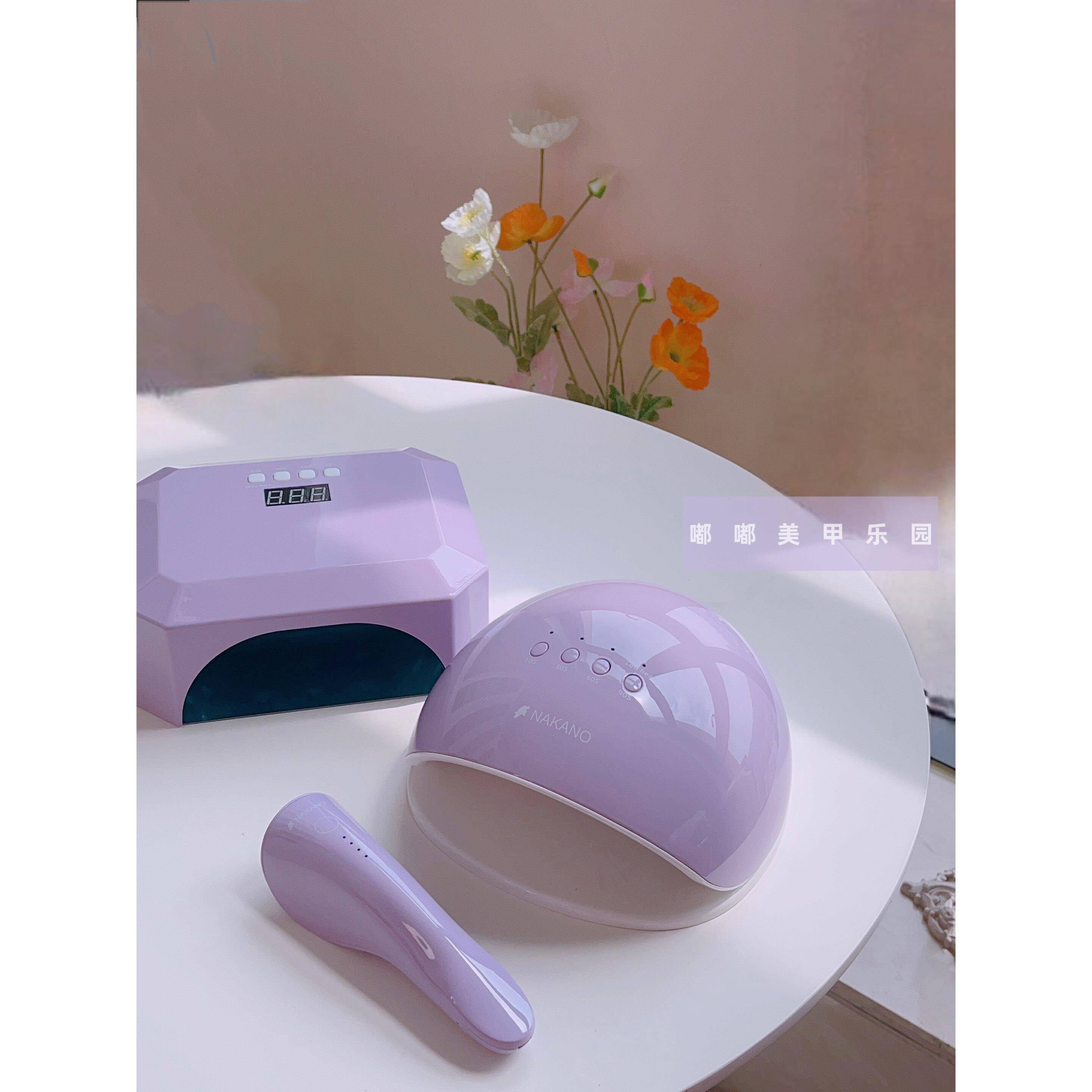 nakano新品紫色美甲灯感应光疗灯 UV/LED灯指甲照灯大功率固化快
