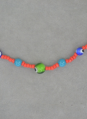 眼睛 ~ 火红 RA  短款 项链