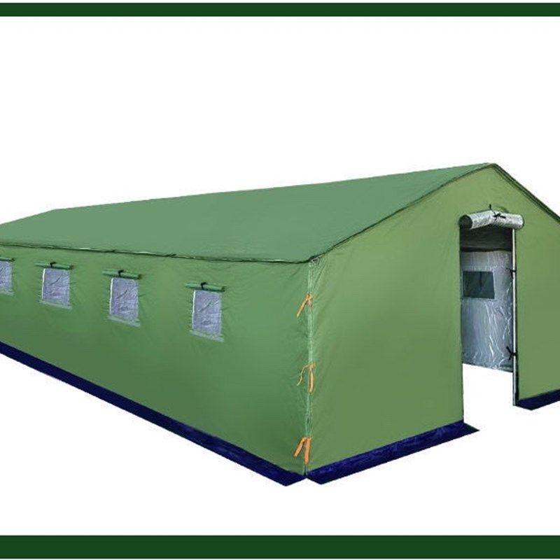 应急救灾班用救援指挥帐篷野外大型施工工地工程保暖帆布防雨帐篷